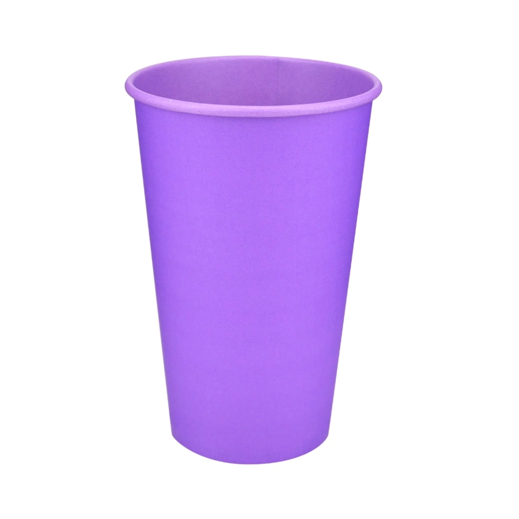 Стакани одноразові Buroclean LAVANDA CUP паперові 500 мл 50 шт (1080054)