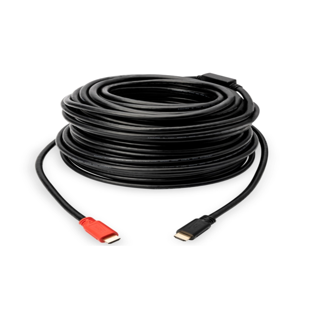 Кабель мультимедійний HDMI M to HDMI M 10.0m Full HD 60Hz AOC w/Amplifier black Digitus (AK-330105-100-S) Кабель мультимедійний HDMI M to HDMI M 10.0m Full HD 60Hz AOC w/Amplifier black Digitus (AK-330105-100-S)