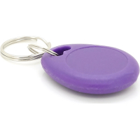 Keychain with Merlion MIFARE chip, 13.56MHz, 1K, violet (Mifare 1K112)