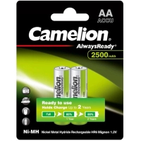 Акумулятор Camelion AА 2500mAh Ni-MH Always Ready HR6 BP2 (NH-АA2500АRBP2)