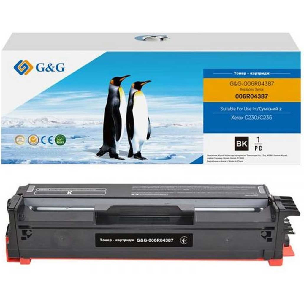 Картридж G&G Xerox C230/C235 Black 1.5K (G&G-006R04387)
