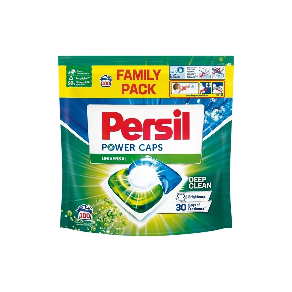 Капсули для прання Persil Power Caps Universal Deep Clean 100 шт. (9000101859287)