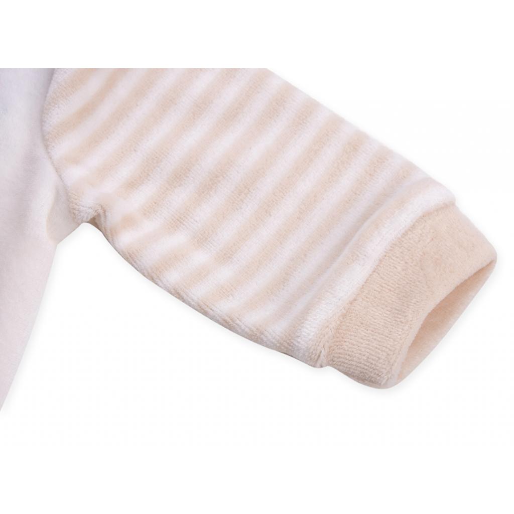 Чоловічок дитячий Luvena Fortuna велюровий з левом бежевий (EAD2526.0-3)