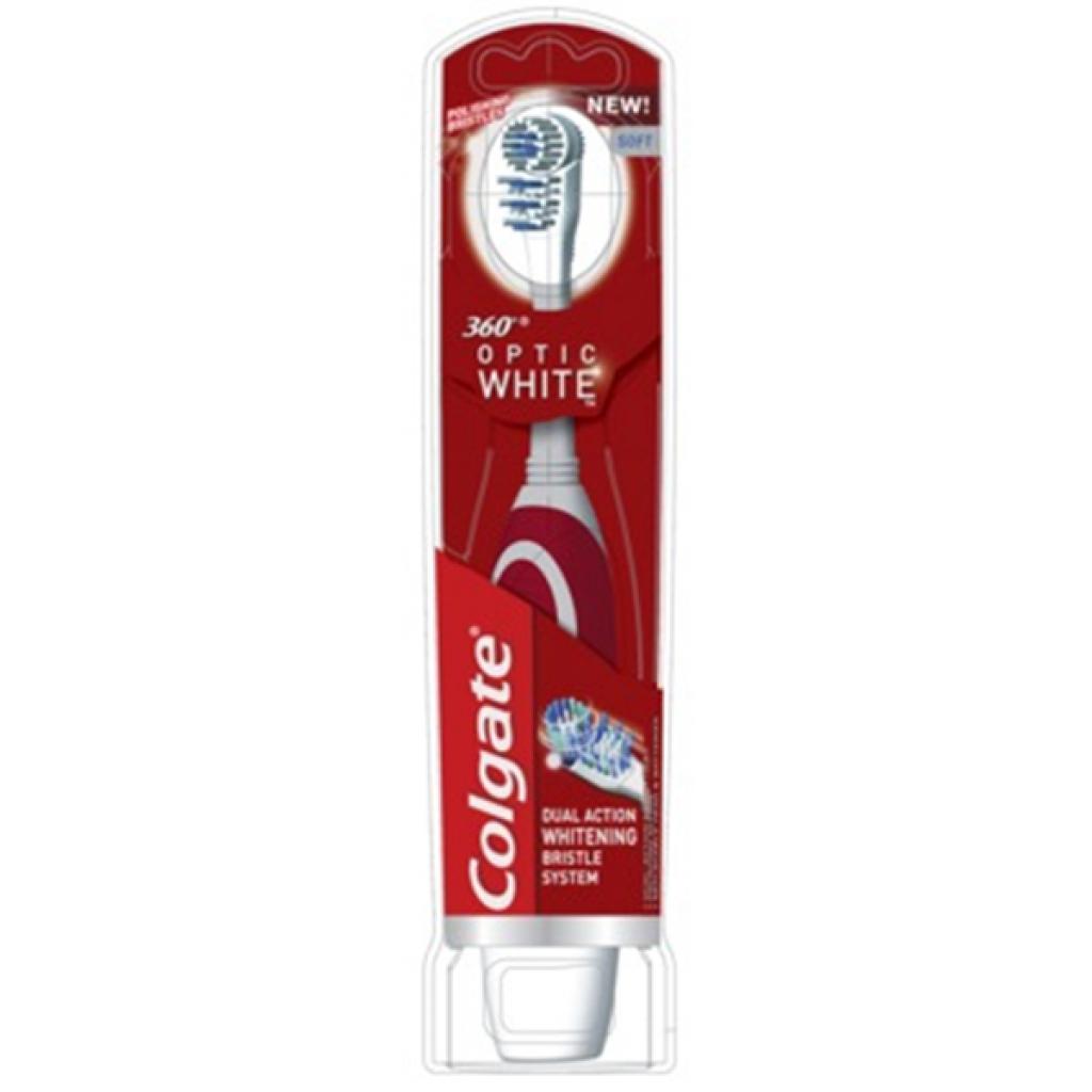 Електрична зубна щітка Colgate электрическая 360 Оптик уайт средняя (4606144008207)
