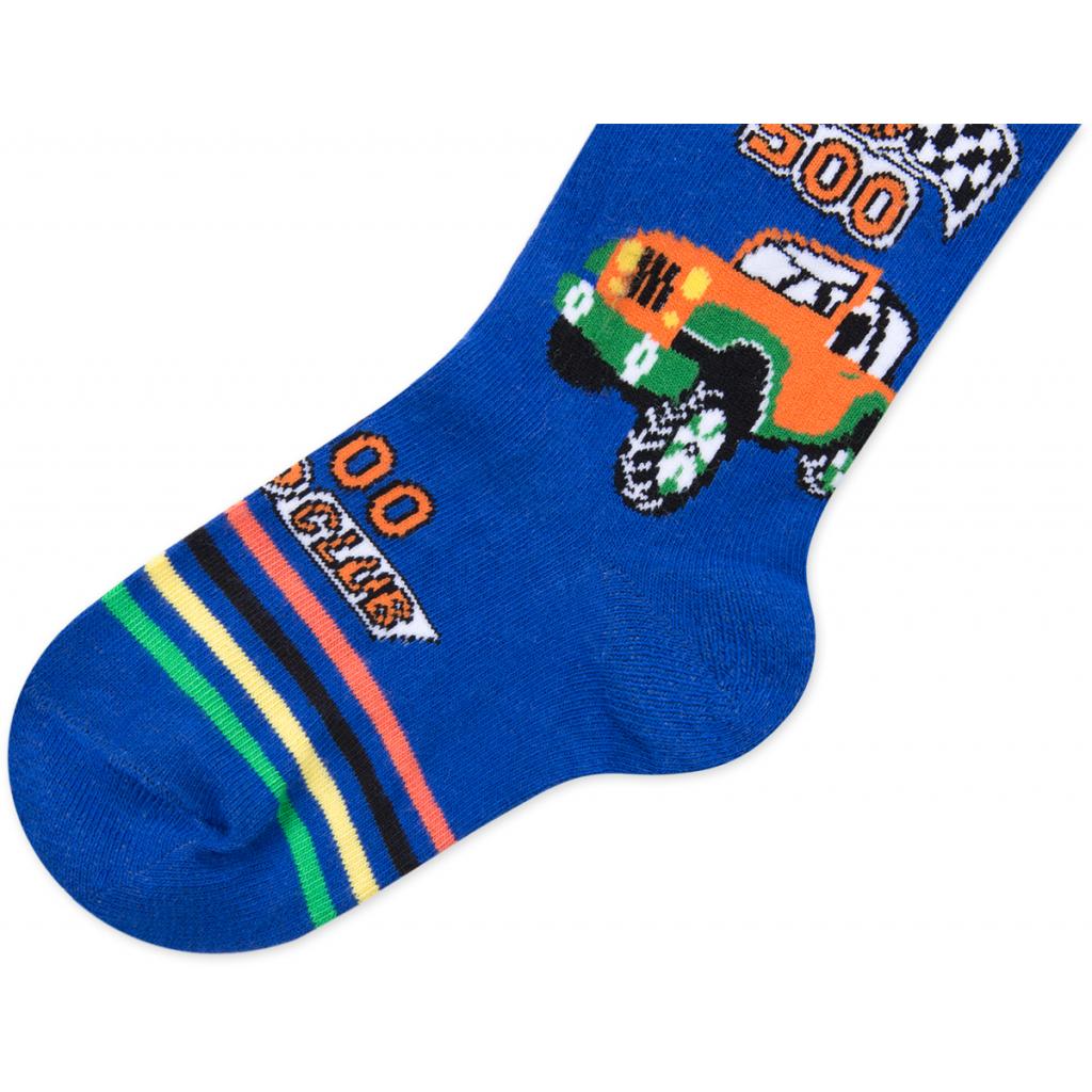 Колготки дитячі Bross з машиною сині (10848-5-7B-blue)