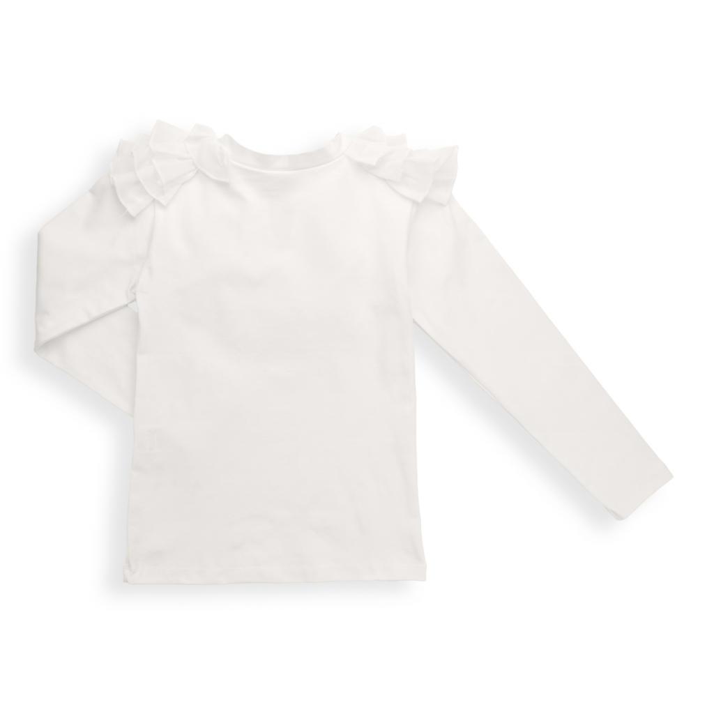 Кофта дитяча Breeze з шифоновими рюшами (9270-164G-cream)