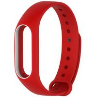 Ремінець до фітнес браслета Xiaomi Mi Band 2 Red/White (Р28380)