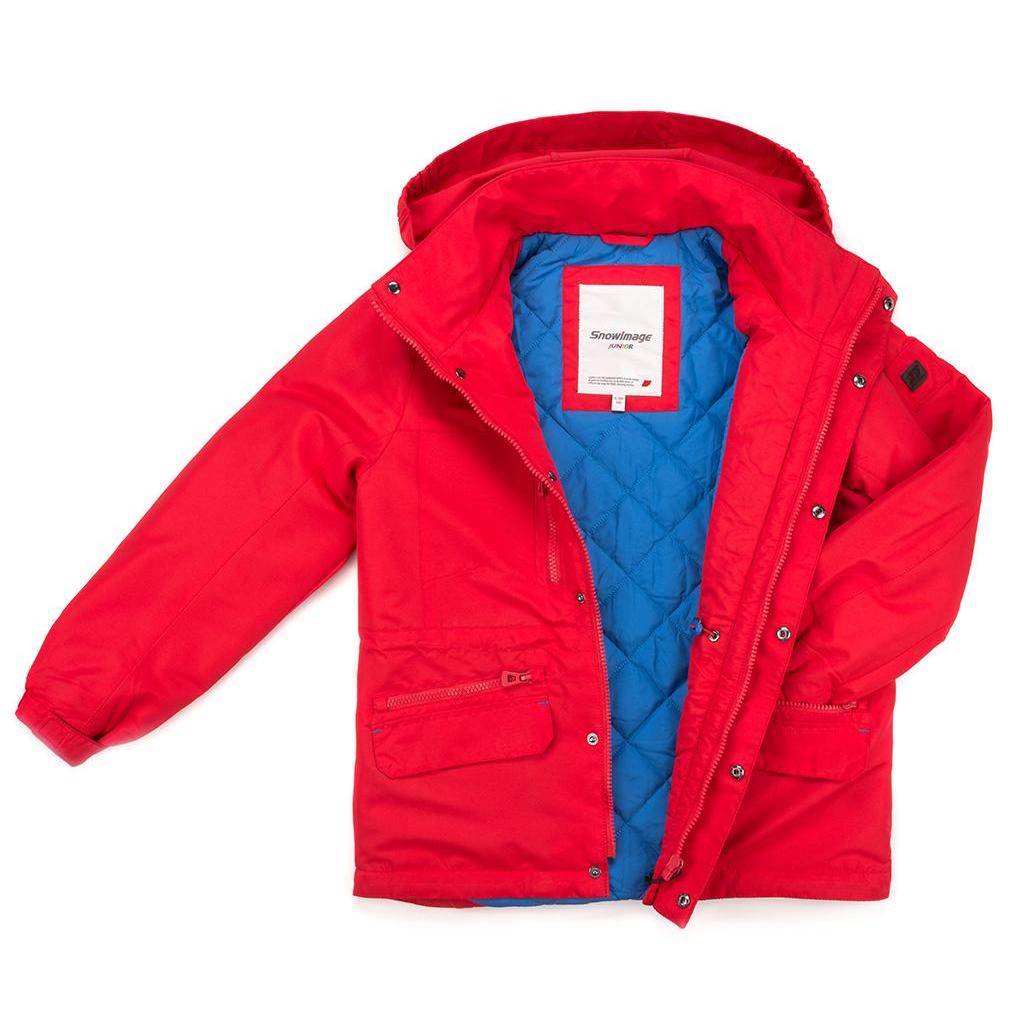 Куртка дитяча Snowimage парка з капюшоном (SICMY-P402-158B-red)