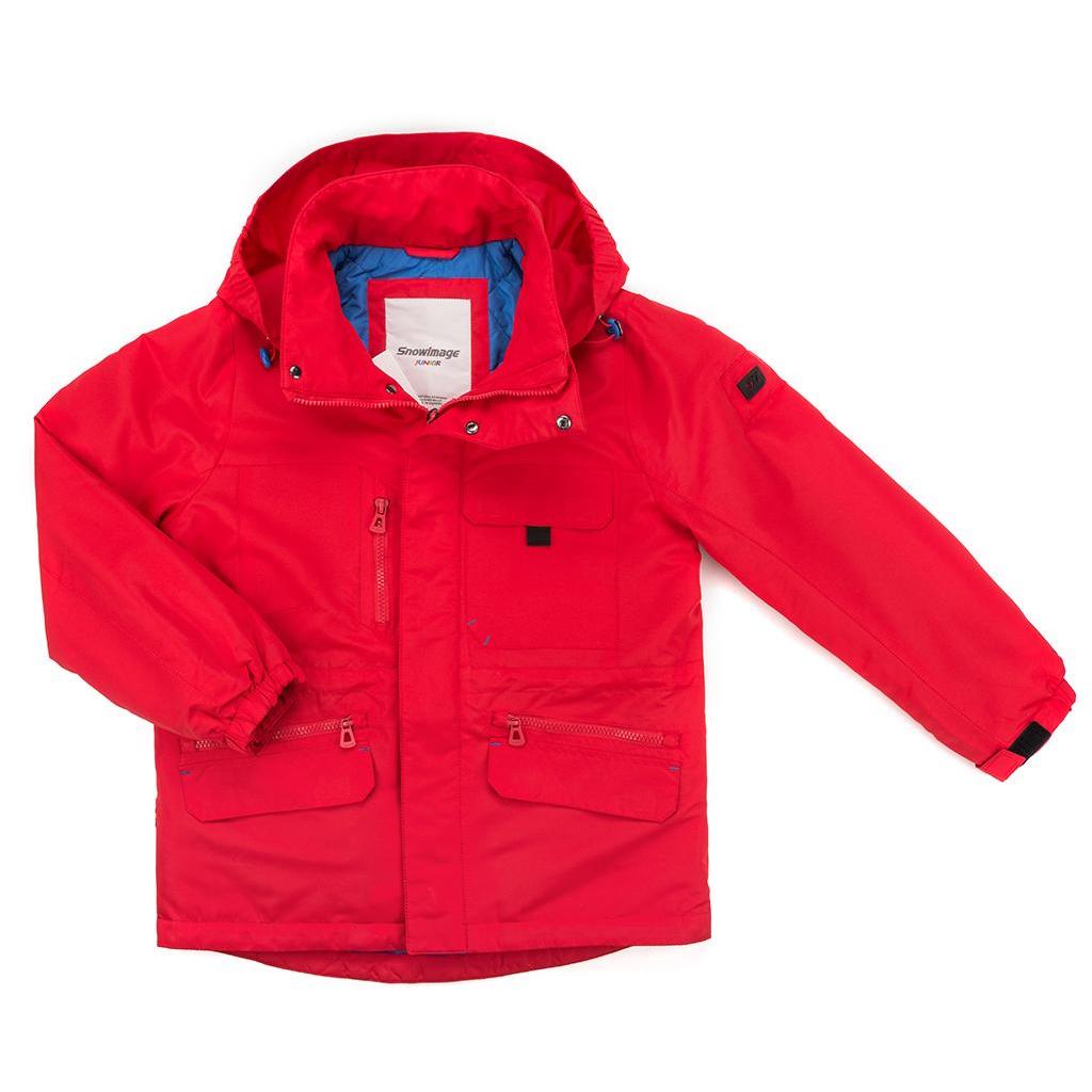 Куртка дитяча Snowimage парка з капюшоном (SICMY-P402-158B-red)