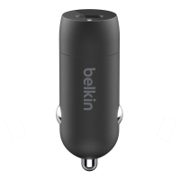 Зарядний пристрій Belkin Car Charger (18W) Power Delivery Port USB-C, black (F7U099BTBLK)