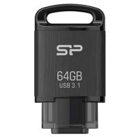 USB флеш накопичувач Silicon Power 64GB C10 Black USB 3.1 / Type-C (SP064GBUC3C10V1K)