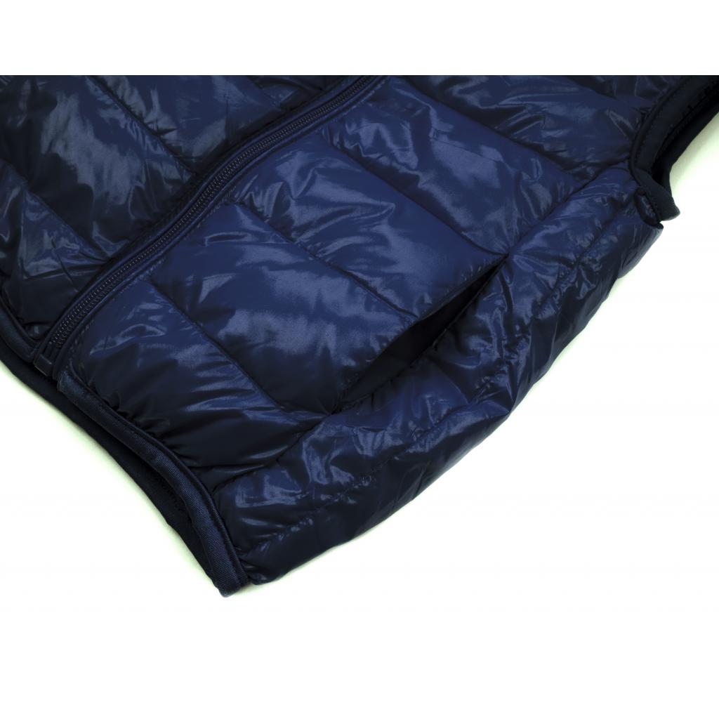 Жилет дитячий Kurt пуховий з капюшоном (V-HT-580T-104-blue)