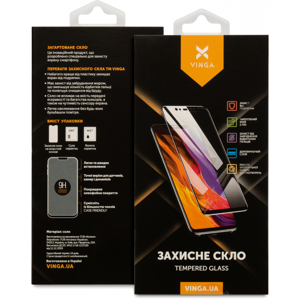 Скло захисне Vinga Xiaomi Redmi 9A/9C/10A/A1 (VGXR9AC) Скло захисне Vinga Xiaomi Redmi 9A/9C/10A/A1 (VGXR9AC)