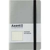 Notebook Axent Partner Soft 125x195 mm point 96 sheets Silver (8312-34-A)