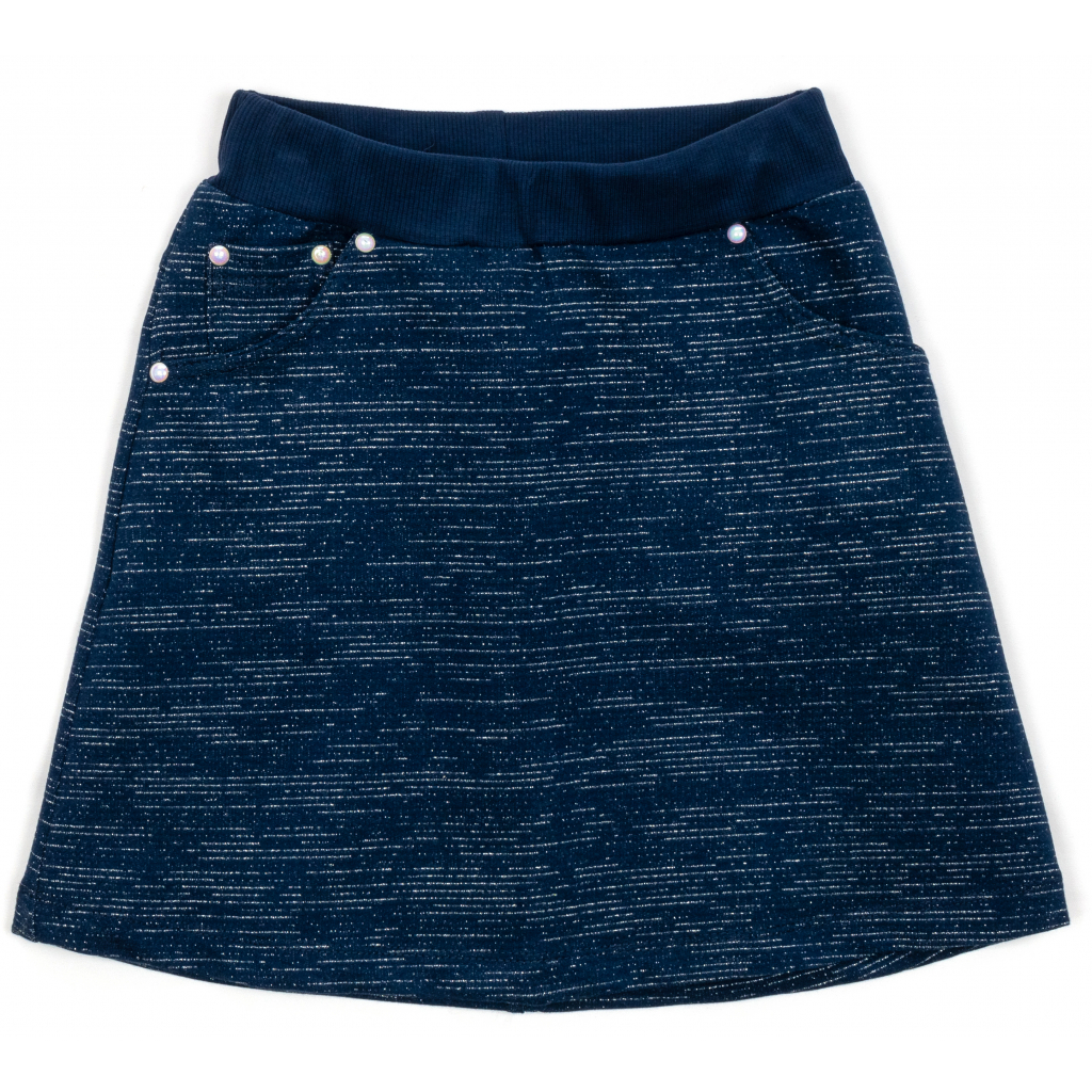 Спідниця дитяча Breeze з люрексом (15324-146G-blue)