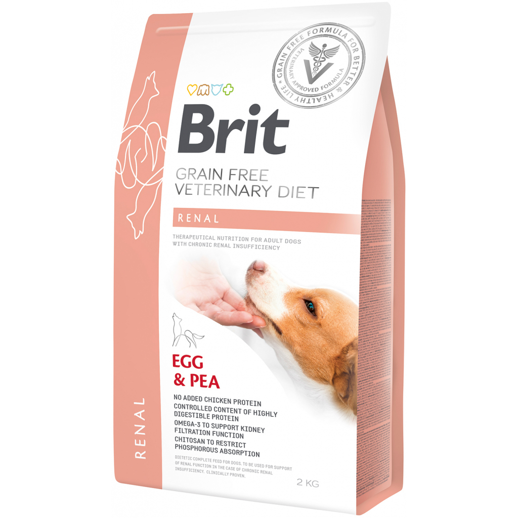 Сухий корм для собак Brit GF VetDiets Dog Renal 2 кг (8595602528196) Сухий корм для собак Brit GF VetDiets Dog Renal 2 кг (8595602528196)