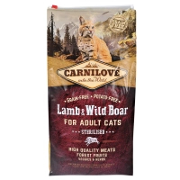 Dry food for cats Carnilove Cat Sterilized 6 kg (8595602512300)