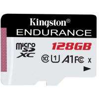 Карта пам'яті Kingston 128GB microSDXC class 10 UHS-I U1 A1 High Endurance (SDCE/128GB)