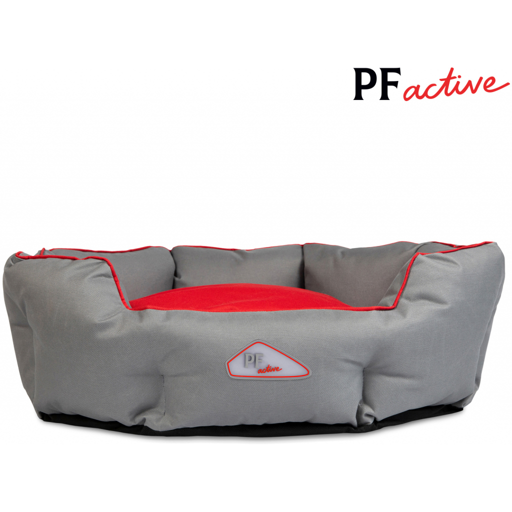 Лежак для тварин Природа "BOSPHORUS" 3 (95х78х24 см) Червоно-сірий (4823082417650)