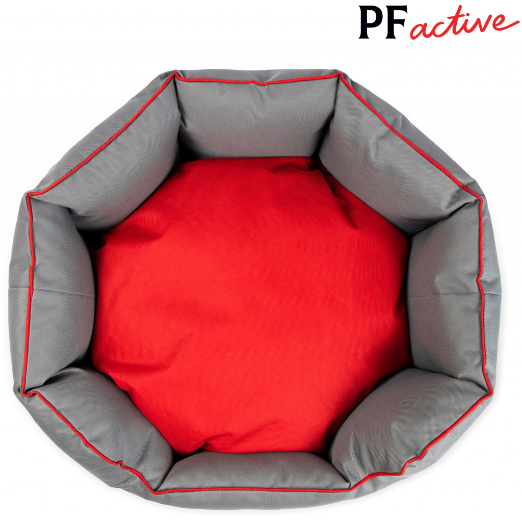 Лежак для тварин Природа "BOSPHORUS" 3 (95х78х24 см) Червоно-сірий (4823082417650)