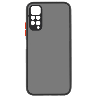 Чохол до мобільного телефона MakeFuture Xiaomi Redmi Note 11 Pro Frame (Matte PC+TPU) Black (MCMF-XRN11PBK)