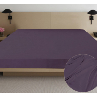 Sheet Yaroslav satin 09 plum 200x220 (39635)