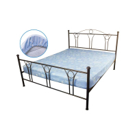 Sheet calico fleece on an elastic band Blue Star 160x200 cm (500.114У_Blue star)