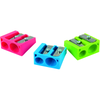Kum plastic wedge-shaped sharpener with two holes with diameters of 8 and 11 mm (410K)