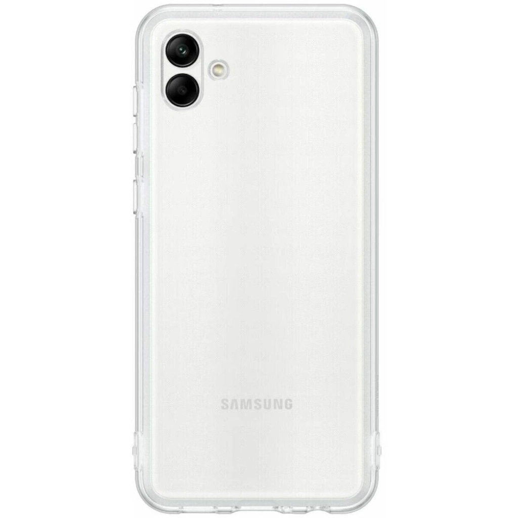 Чохол до мобільного телефона Samsung Samsung A04 Soft Clear Cover Transparency (EF-QA045TTEGRU) Чохол до мобільного телефона Samsung Samsung A04 Soft Clear Cover Transparency (EF-QA045TTEGRU)