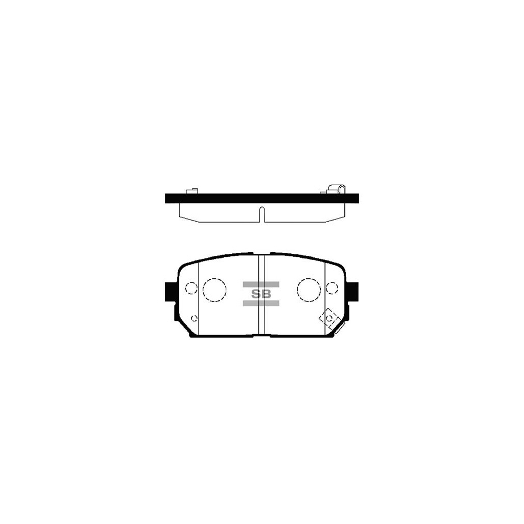 Гальмівні колодки HI-Q SP1197