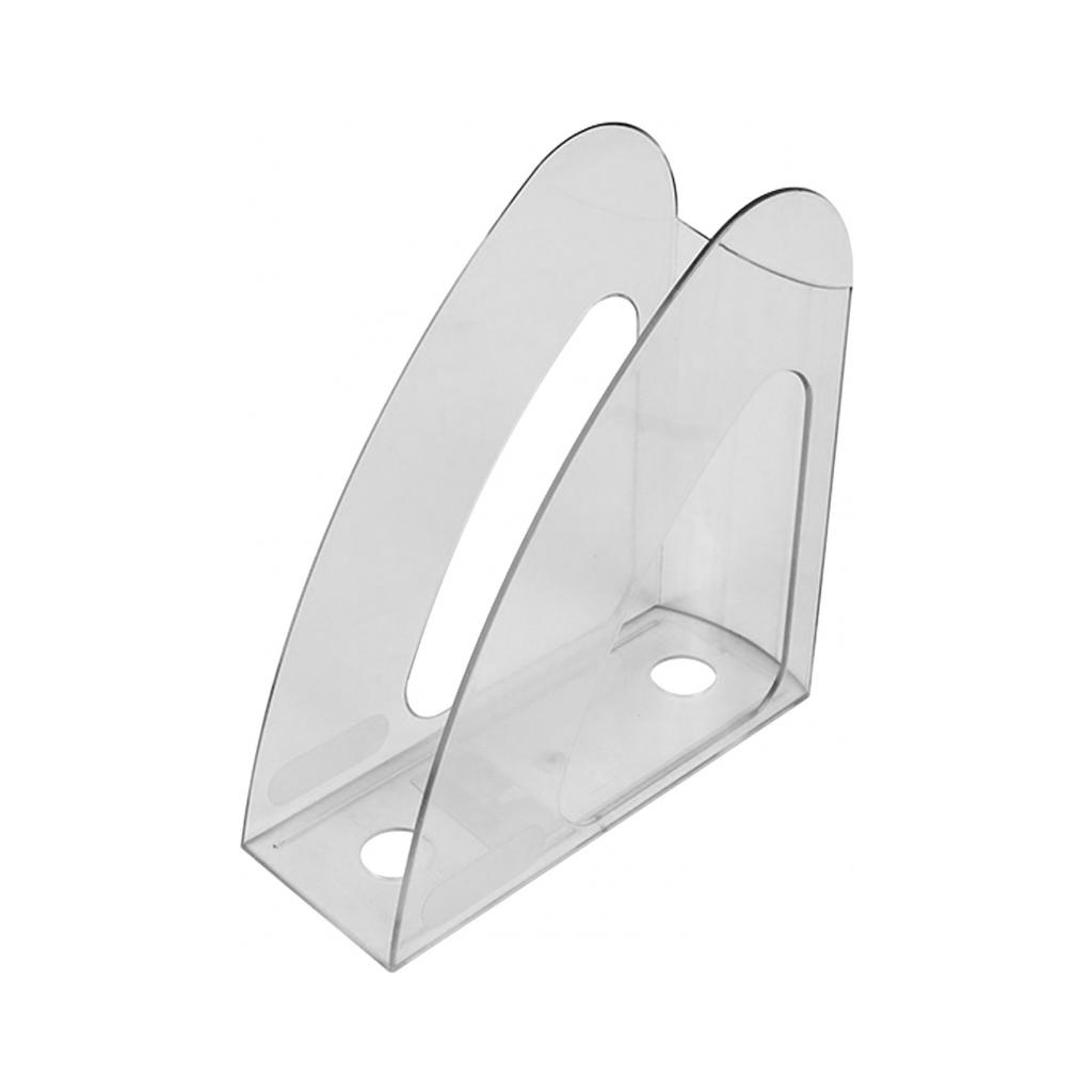 Лоток для паперів Economix вертикальний Райдуга, пластик прозорий (E31904-00)