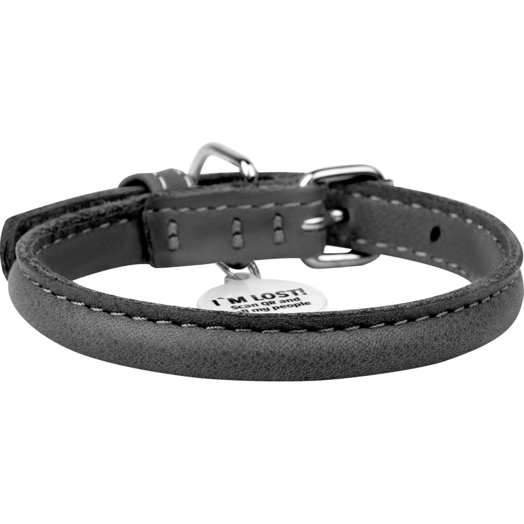 Нашийник для тварин WAUDOG Soft з QR паспортом круглий Д 13 мм Д 45-53 см чорний (02501) Нашийник для тварин WAUDOG Soft з QR паспортом круглий Д 13 мм Д 45-53 см чорний (02501)