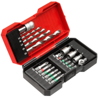 Einhell KWB drill and bit set, 22 pcs., S-Box case (108806)