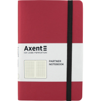 Notebook Axent Partner Soft 125x196 mm 96 sheets cell red (8206-05-A)
