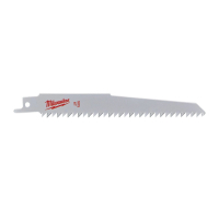 Milwaukee blade for reciprocating saw, 150mm, pitch 4.2mm, 3pcs, wood, plastic (48001075)