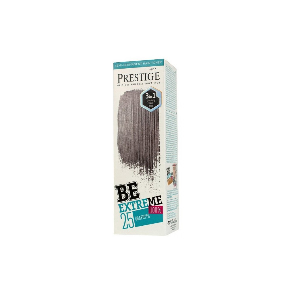 Відтінковий бальзам Vip's Prestige Be Extreme 25 - Графіт 100 мл (3800010509367)