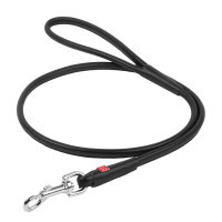 Повідець для собак WAUDOG Glamour круглий XS d 6 мм Д 122 см чорний (33801)