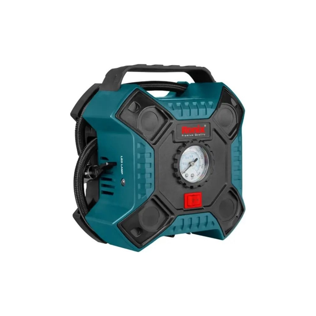 Автомобільний компресор Ronix 12В, 160 PSI, 11 бар, 1100 кПа (RH-4263)