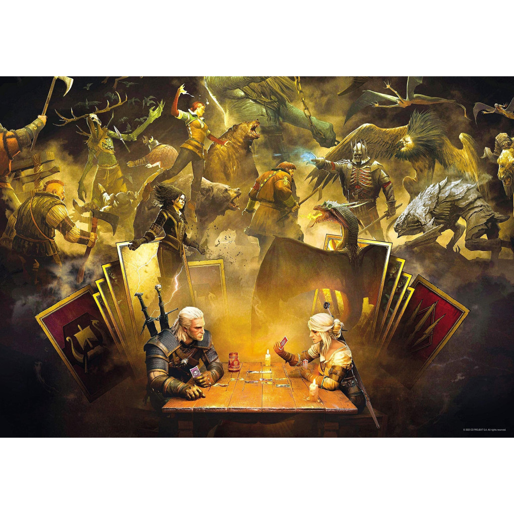 Пазл GoodLoot Witcher: Playing Gwent 1000 елементів (5908305231448)
