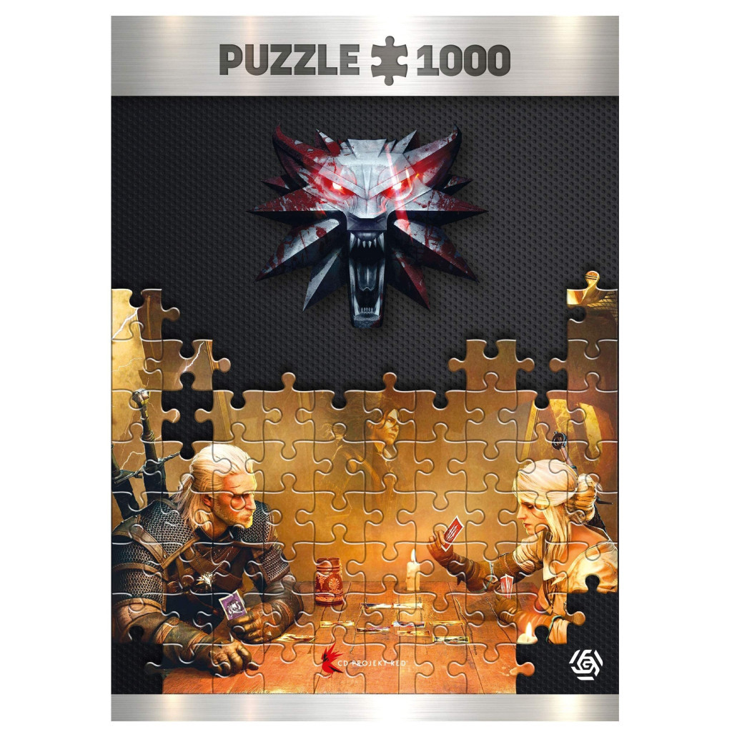 Пазл GoodLoot Witcher: Playing Gwent 1000 елементів (5908305231448)
