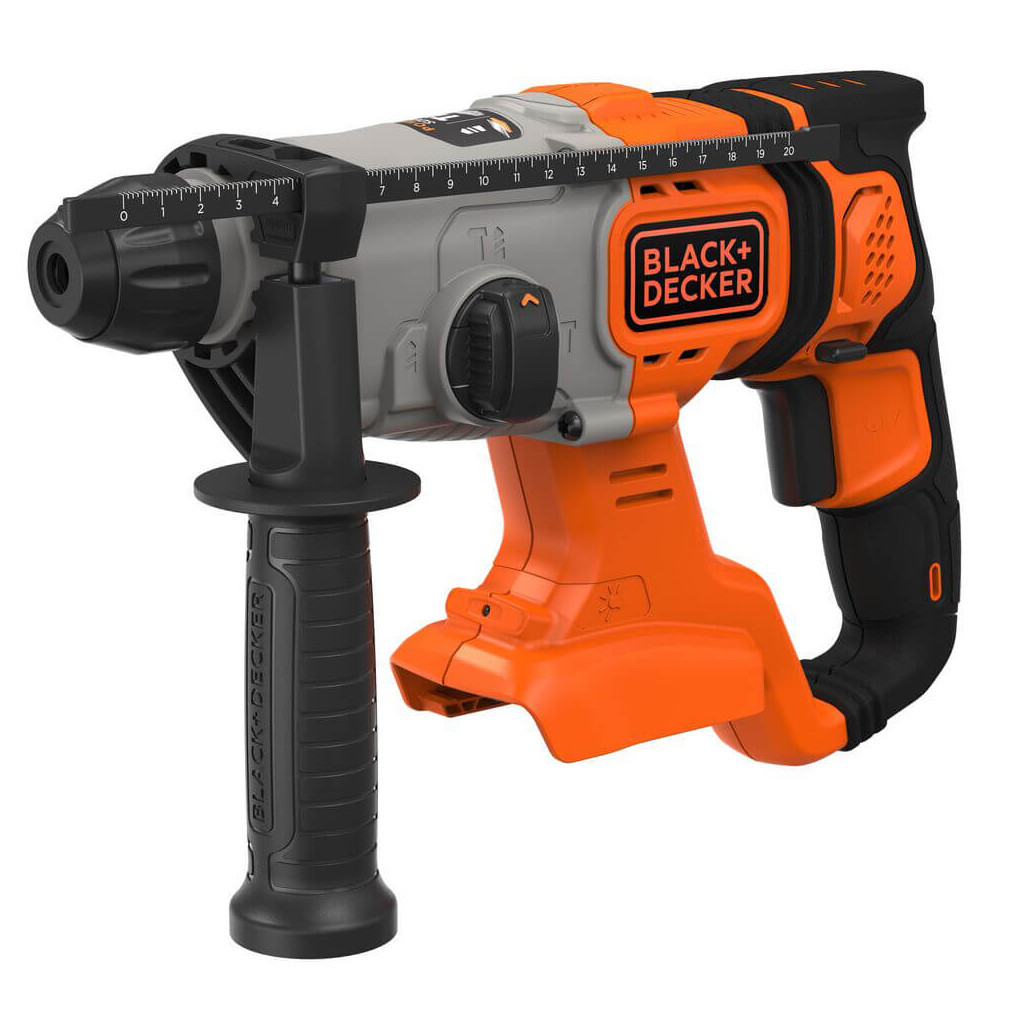 Перфоратор Black&Decker SDS-Plus,18 В, 1.2 Дж, 3 режими, 2.6 кг (без АКБ та ЗУ) (BCD900B)