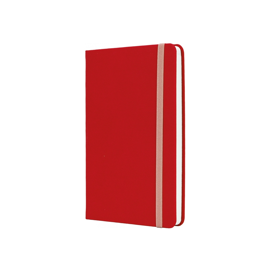 Книга записна Optima А5 SQUARE, тверда обкладинка, гумка, білий блок клітинка, червоний (O27100-03) Книга записна Optima А5 SQUARE, тверда обкладинка, гумка, білий блок клітинка, червоний (O27100-03)