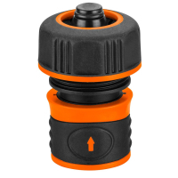 Neo Tools Hose Connector for 3/4" Hose with Aquastop, Two-Piece (15-723)