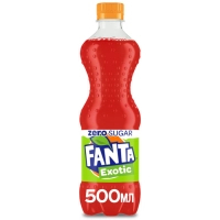 Напій Fanta Zero Sugar Exotic Безалкогольний сильногазований соковмісний 500 мл (5449000094131)