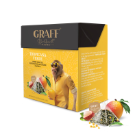 Graff Tropicana Verde Green tea 20 pyramids of 1.8 g each (4820279611112)