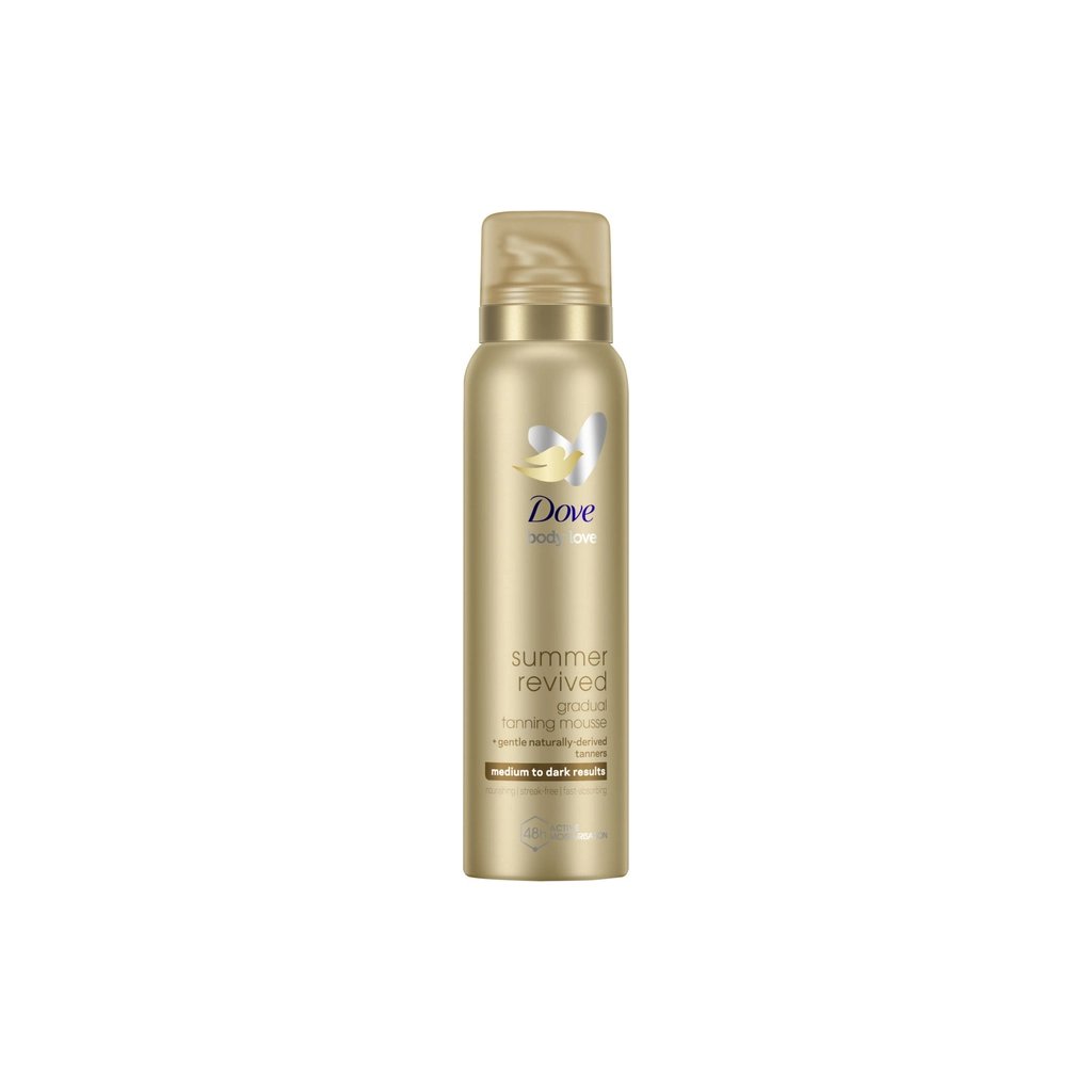 Автозасмага Dove Body Love Summer Revived Мус для тіла Від середнього до темного 150 мл (8710847962783)