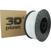 Plastic for 3D printer 3Dplast PLA 1.75mm, 3kg, white (3DPLA1753WHT)