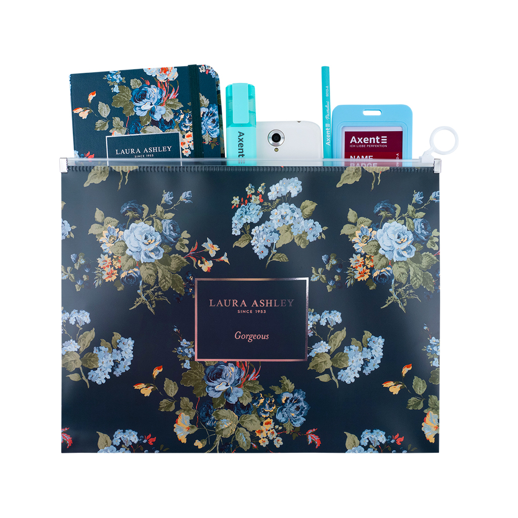Папка на блискавці Axent zip-lock А4 Laura Ashley, Gorgeous (1497-31-A)