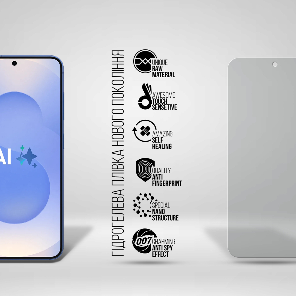 Плівка захисна Armorstandart Anti-spy Samsung S25 (ARM81513) Плівка захисна Armorstandart Anti-spy Samsung S25 (ARM81513)