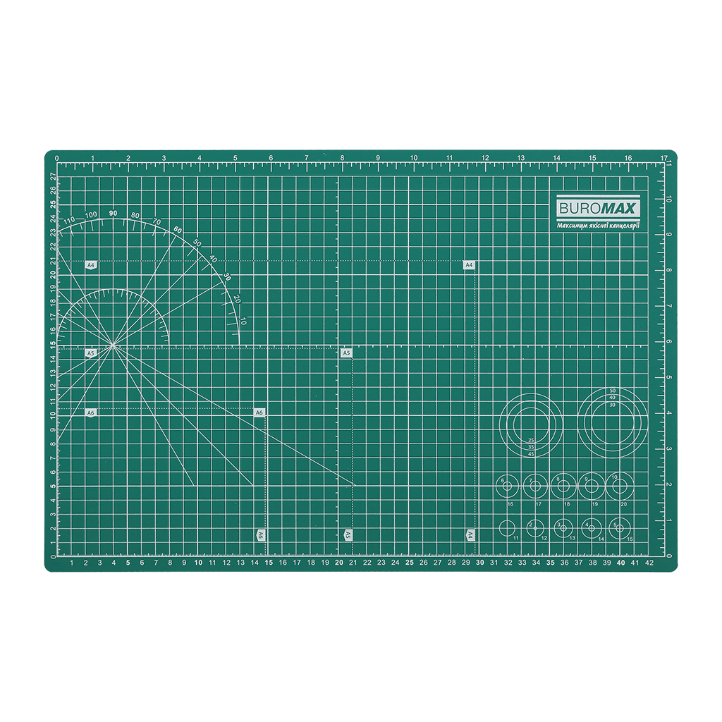 Самовідновлювальний килимок для різання Buromax А3 п'ятишаровий (BM.6507)